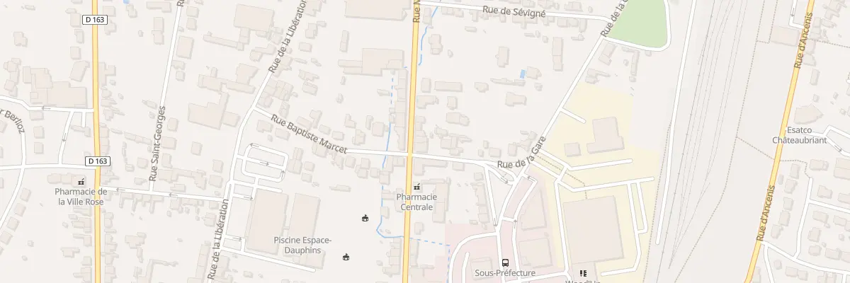 Plan du 55 Rue Michel Grimault à Châteaubriant