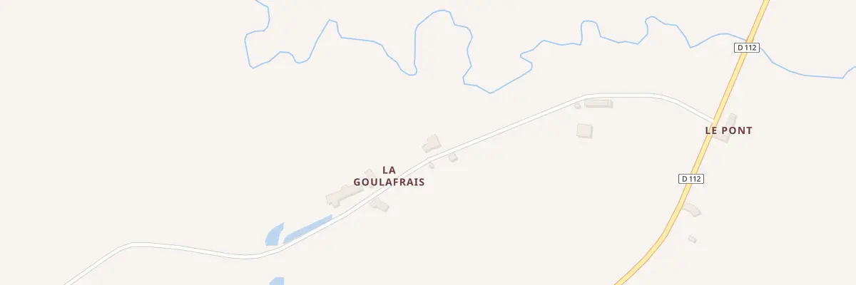 Plan du 4 La Goulafrais à Dourdain