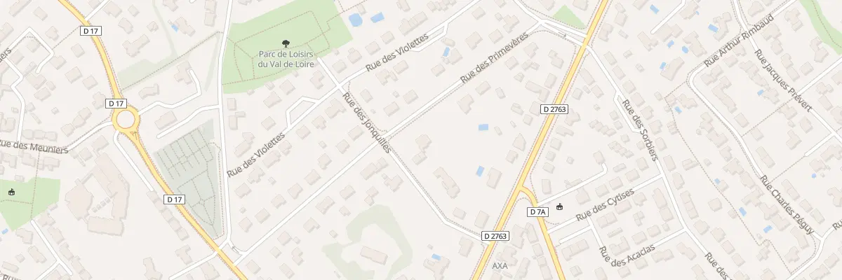 Plan du 11 Rue des primevères à L’Herbergement