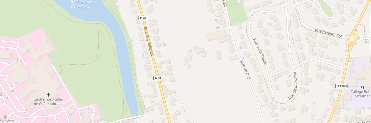 Plan du 62 Rue Guy Môquet à Châteaubriant