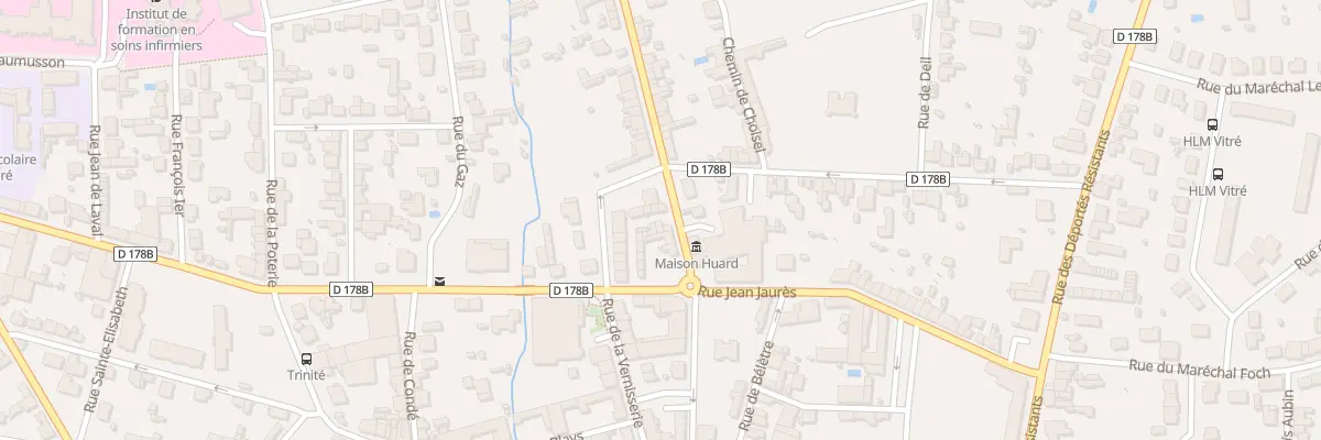 Plan du 23 Rue Guy Môquet à Châteaubriant