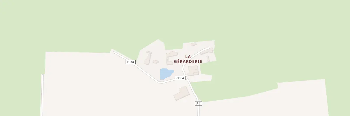 Plan du 1 La Gerarderie aux Touches