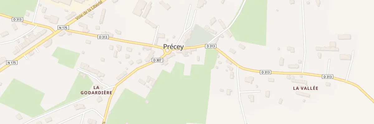 Plan du 26 Rte du Logis à Précey
