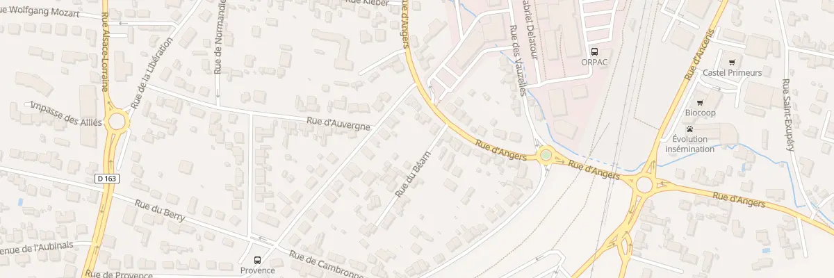 Plan du 34 Rue d’Angers à Châteaubriant