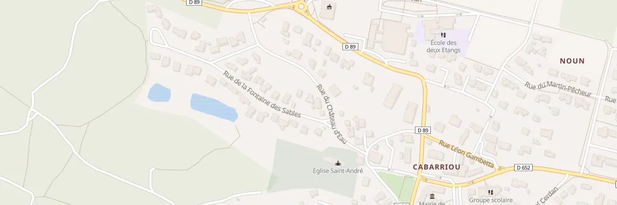Plan du 37 Rue de la Fontaine des Sables à Seignosse