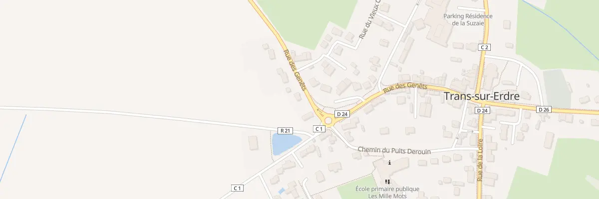 Plan du 295 Rue des Genêts à Trans-sur-Erdre