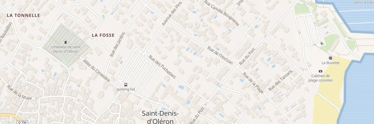Plan du 9979 Rue des Fuchetiers à Saint-Denis-d’Oléron