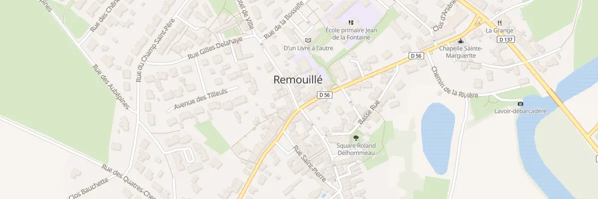 Plan du 2 Rue de la Cure à Remouillé
