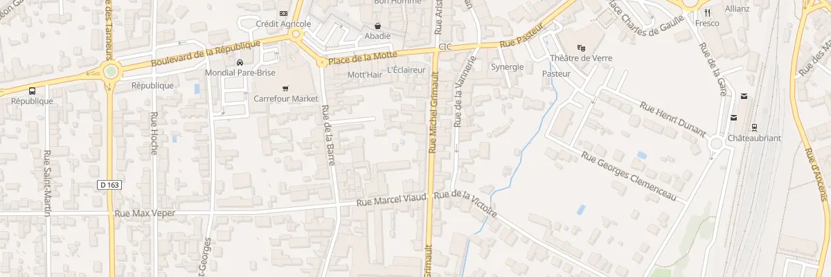Plan du 16 Rue Michel Grimault à Châteaubriant