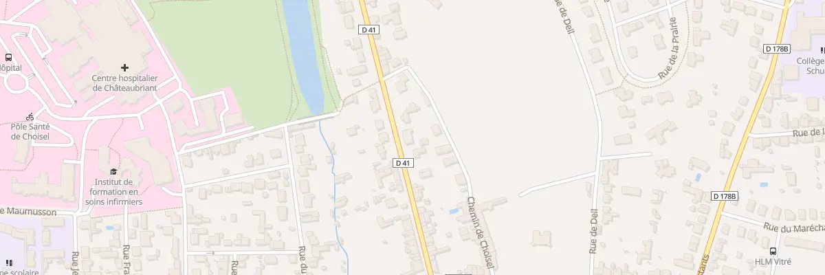 Plan du 36B Rue Guy Môquet à Châteaubriant