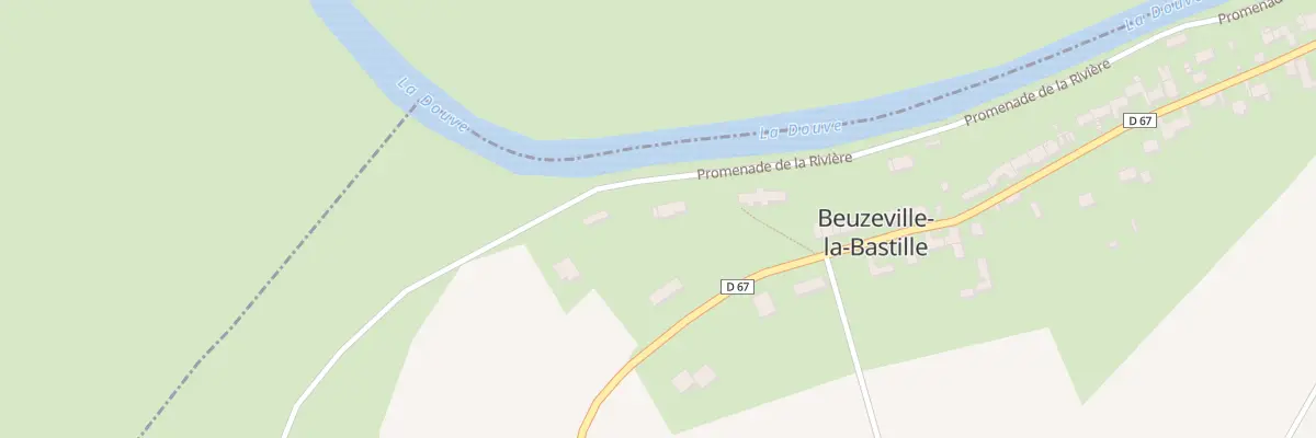 Plan du 9 Prom de la Riviere à Beuzeville-la-Bastille