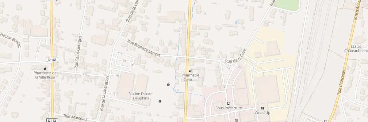 Plan du 2 Rue d’Angers à Châteaubriant
