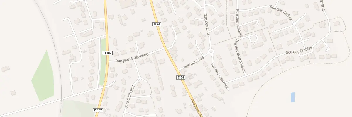Plan du 23 Rue Jean Mermoz à Retiers