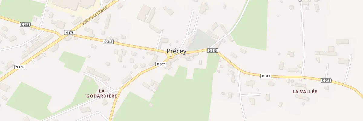 Plan du 22 Rte du Logis à Précey