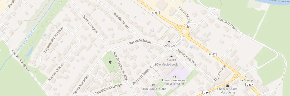 Plan du 8 Rue de la Mâcre à Remouillé