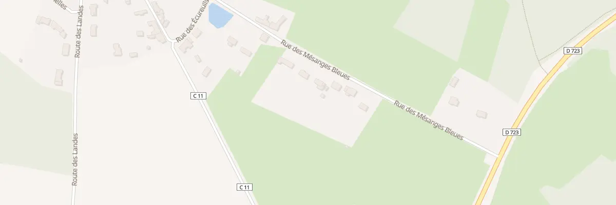 Plan du 7 Rue des Mésanges Bleues au Cellier