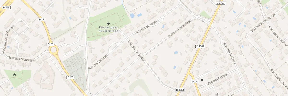 Plan du 14 Rue des primevères à L’Herbergement