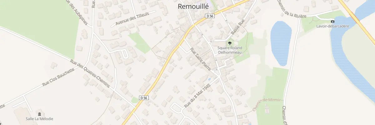 Plan du 8 Rue Saint Pierre à Remouillé