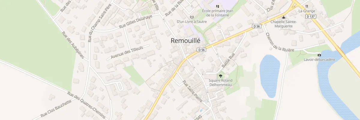 Plan du 2 Rue de la Croix Bernard à Remouillé