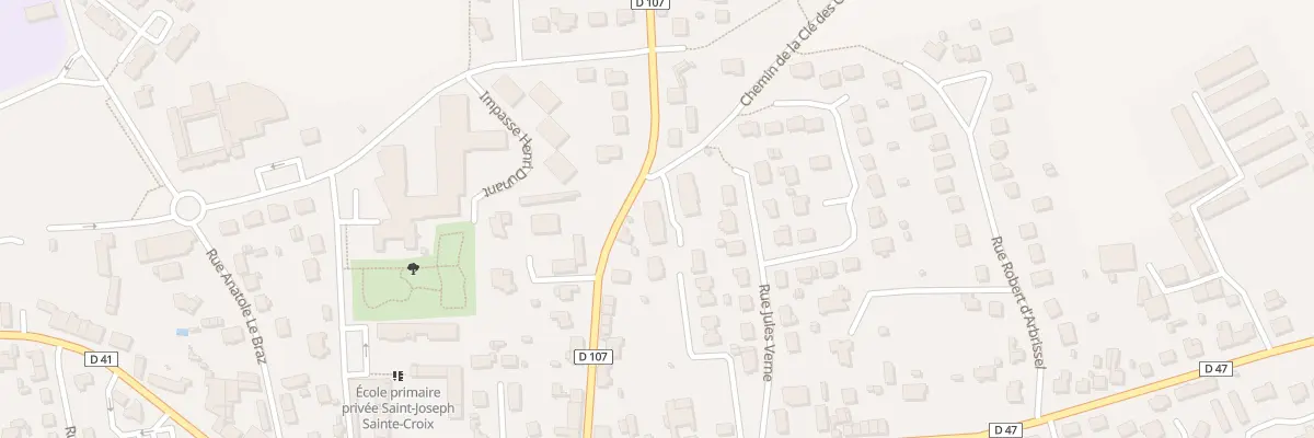 Plan du 22 Rue Joseph Lancelot à Retiers