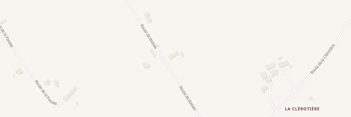 Plan du 15 Rte de Baslais à La Haye-Pesnel