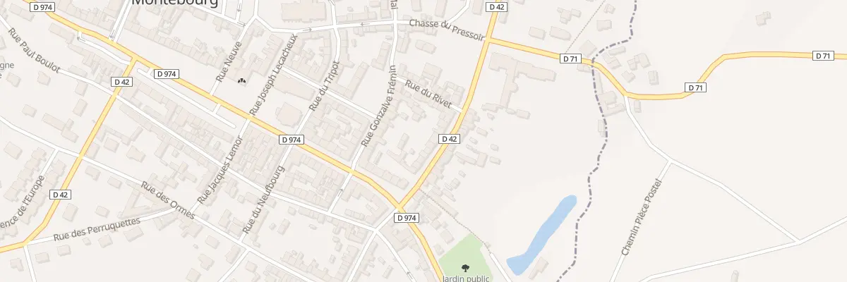 Plan du 15 Rue Monseigneur le Nordez à Montebourg