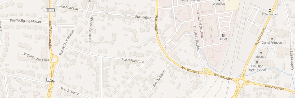 Plan du 4 Rue de Provence à Châteaubriant