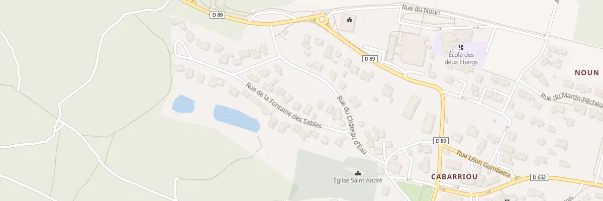 Plan du 34 Rue de la Fontaine des Sables à Seignosse