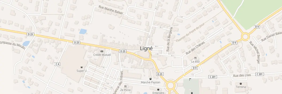 Plan du 225 Pl de l’Eglise à Ligné