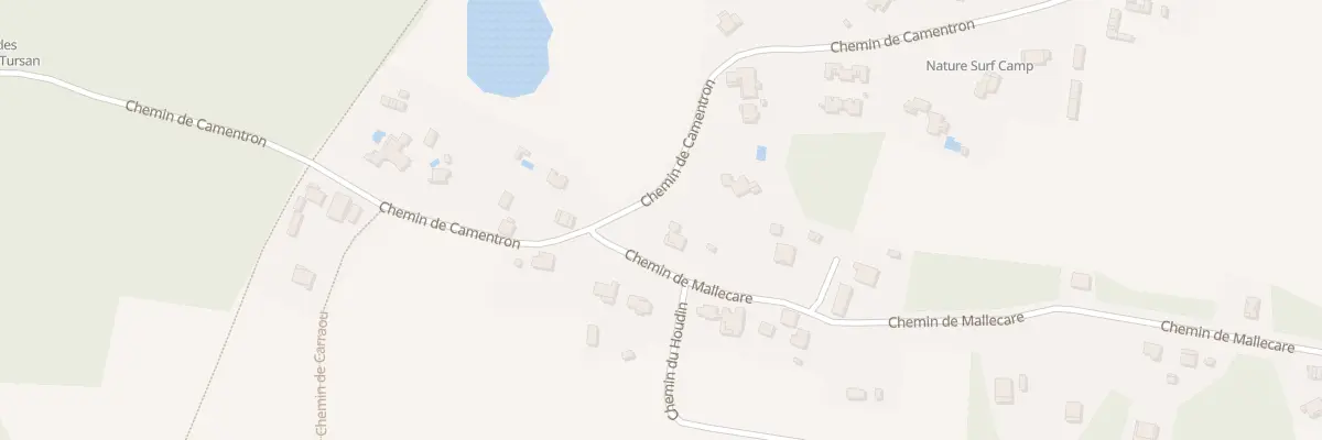 Plan du 75 Che de Mallecare à Messanges