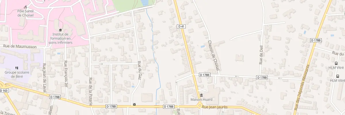 Plan du 39 Rue Guy Môquet à Châteaubriant
