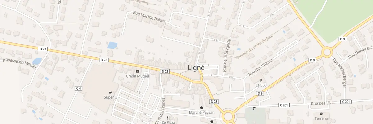 Plan du 231 Pl de l’Eglise à Ligné