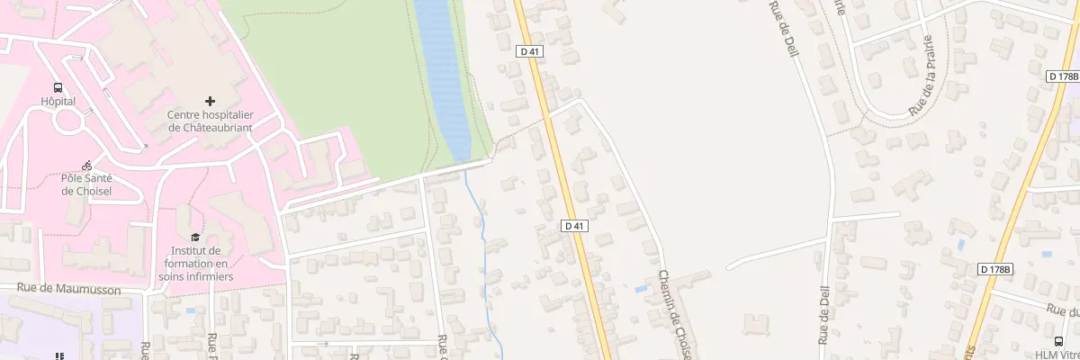 Plan du 61 Rue Guy Môquet à Châteaubriant
