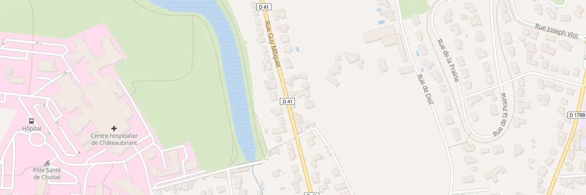 Plan du 58 Rue Guy Môquet à Châteaubriant