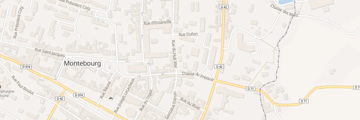 Plan du 4 Rue du Huit Mai à Montebourg