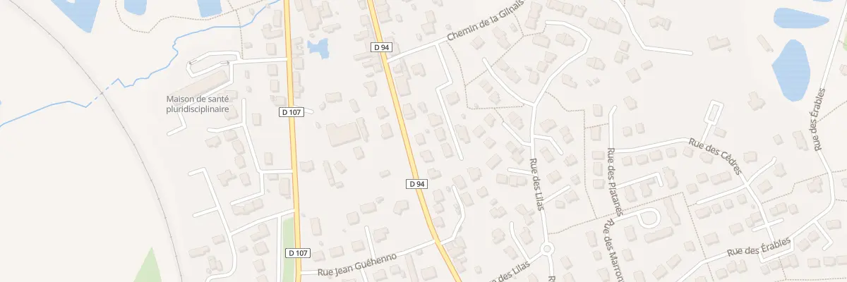 Plan du 13B Rue Jean Mermoz à Retiers
