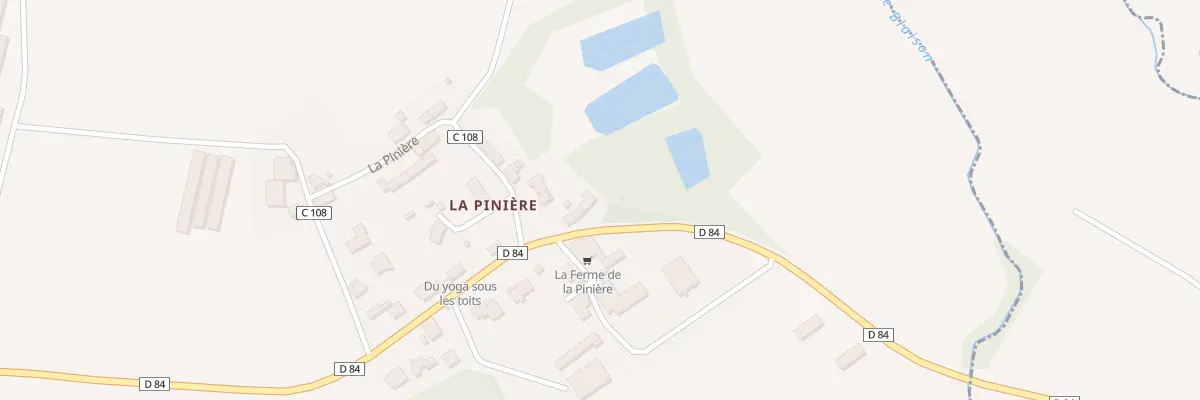 Plan du 165 La Pinière à Montréverd