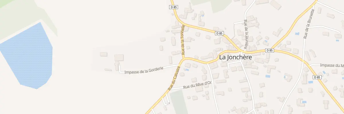 Plan du 10 Rue de la tonnelle à La Jonchère