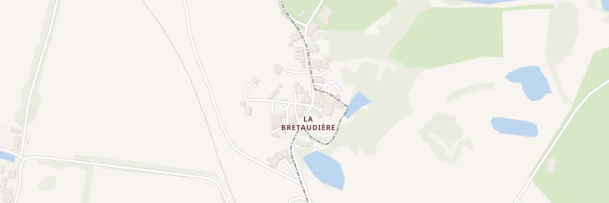 Plan du 202 La Bretaudière à Nesmy