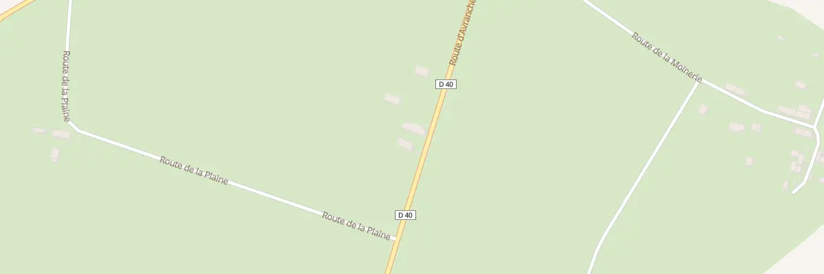 Plan du 10 Rte Avranches à Crollon