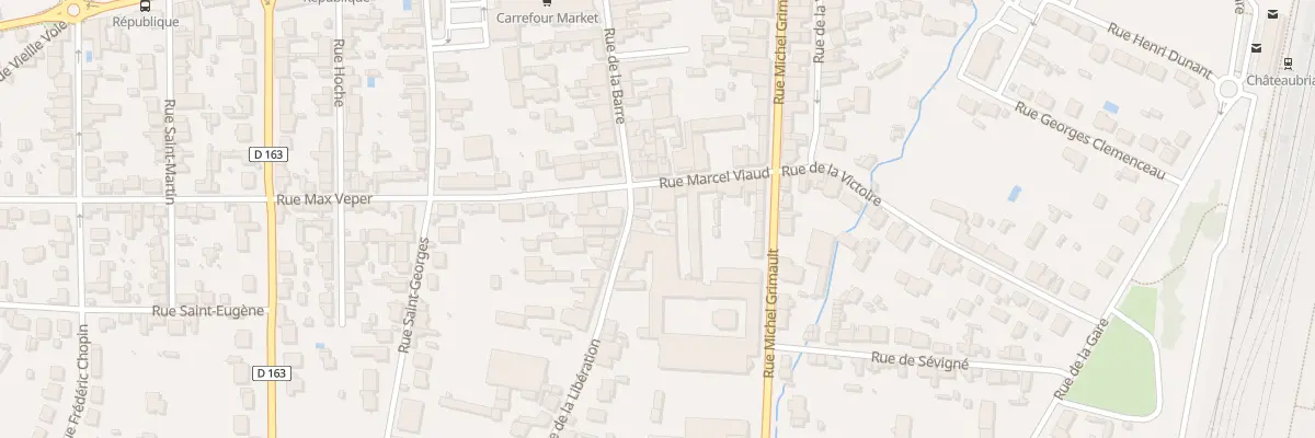 Plan du 3 Rue de la Libération à Châteaubriant