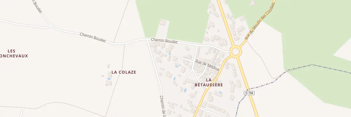 Plan du 3B Rue du Nord A la Colaze à Saint-Denis-d’Oléron