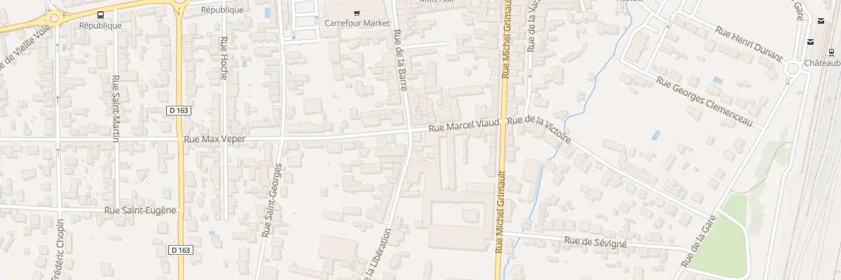 Plan du 1 Rue de la Libération à Châteaubriant
