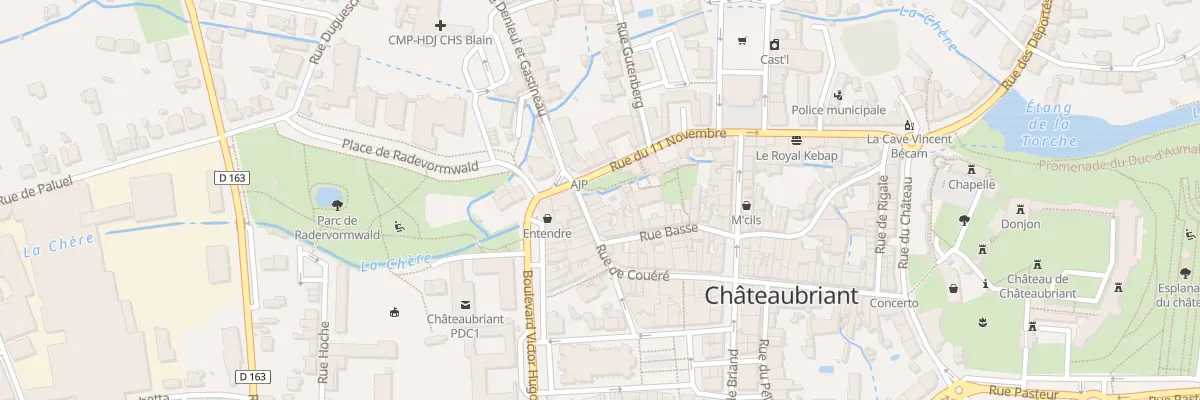 Plan du 36 Rue de Couéré à Châteaubriant