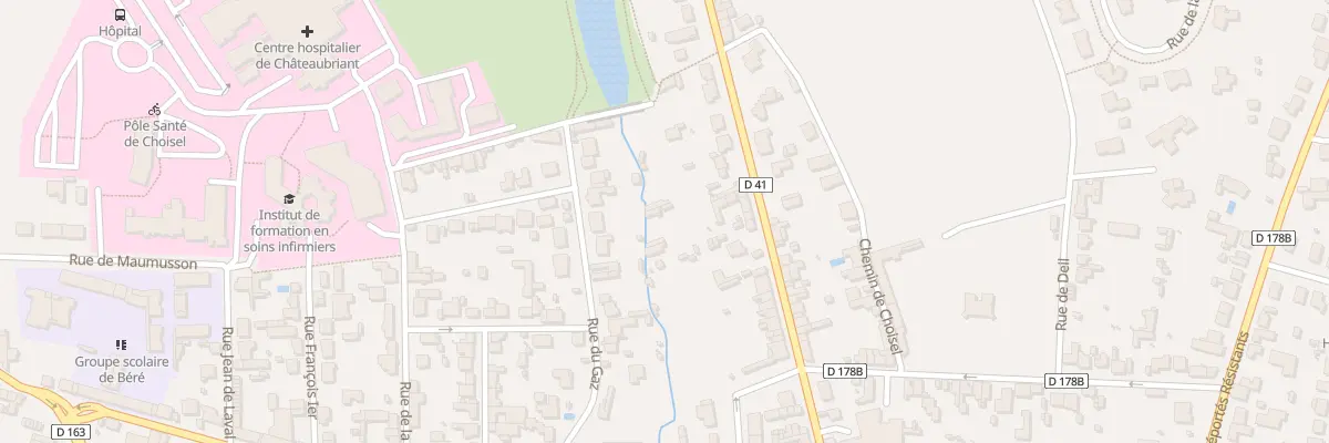 Plan du 55B Rue Guy Môquet à Châteaubriant