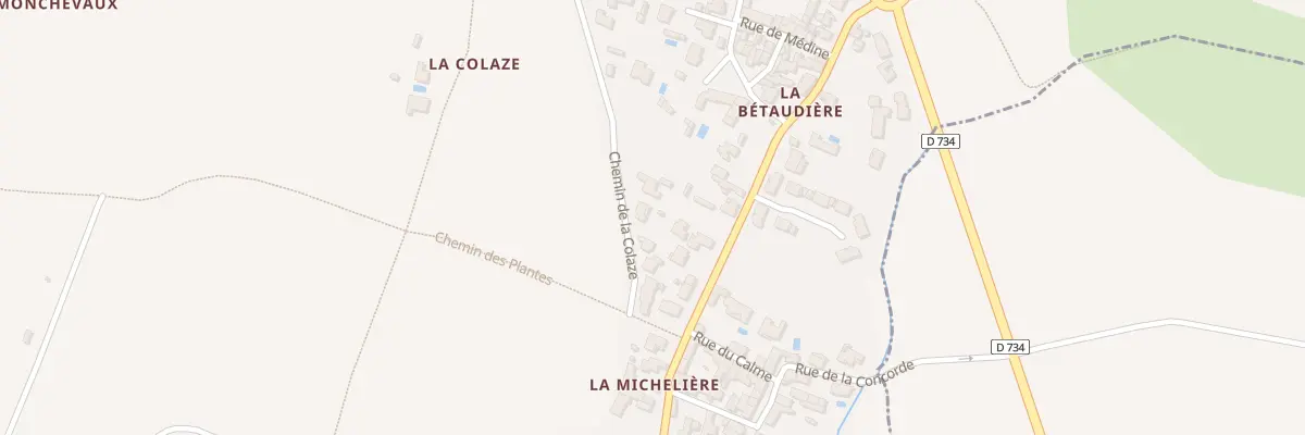 Plan du 195 Rue de la Colaze à Saint-Denis-d’Oléron