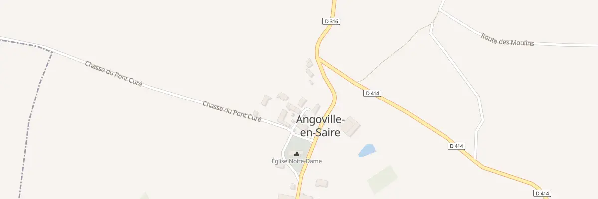 Plan du 1 Village Angoville en Saire à Vicq-sur-Mer