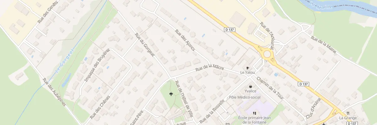 Plan du 5 Rue de la Mâcre à Remouillé