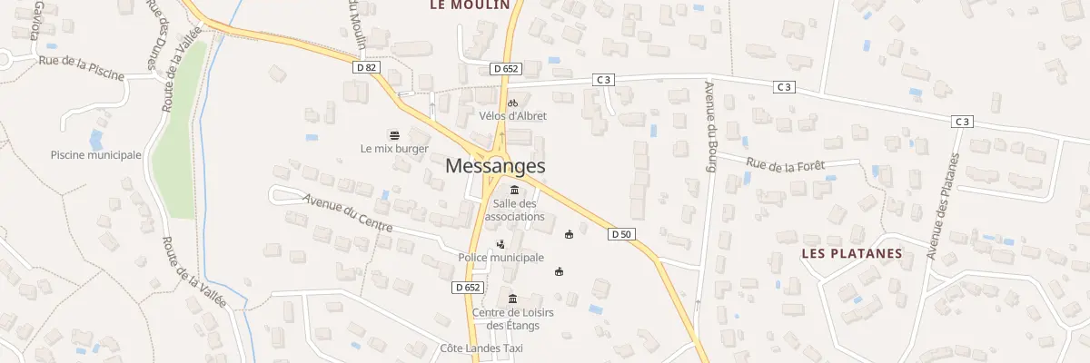 Plan du 3 Av de la Gemme à Messanges