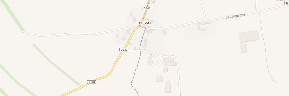 Plan du 5003 Le Val de Nay à Nay